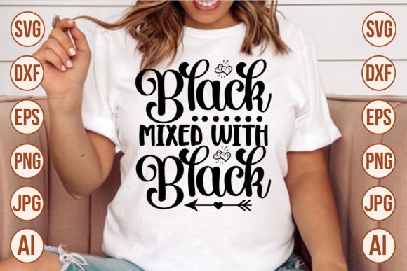 Download Black Mixed with Black SVG Designs - Black Collection
