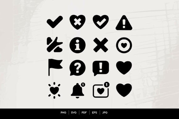 Download Black UI Icons Set - Black Collection