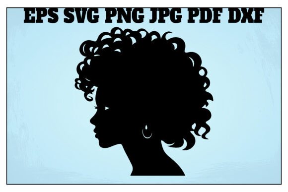 Download Black Girl Silhouette - Black Collection
