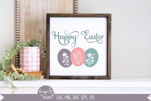 Download Happy Easter Floral Eggs - Premium Resources